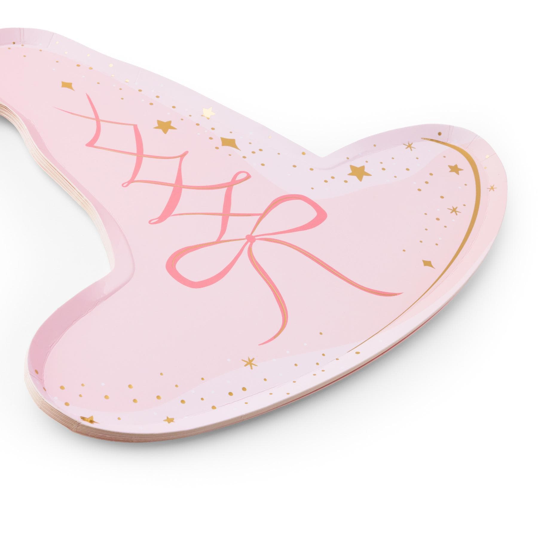 Pink Witch Hat Plates - Stesha Party