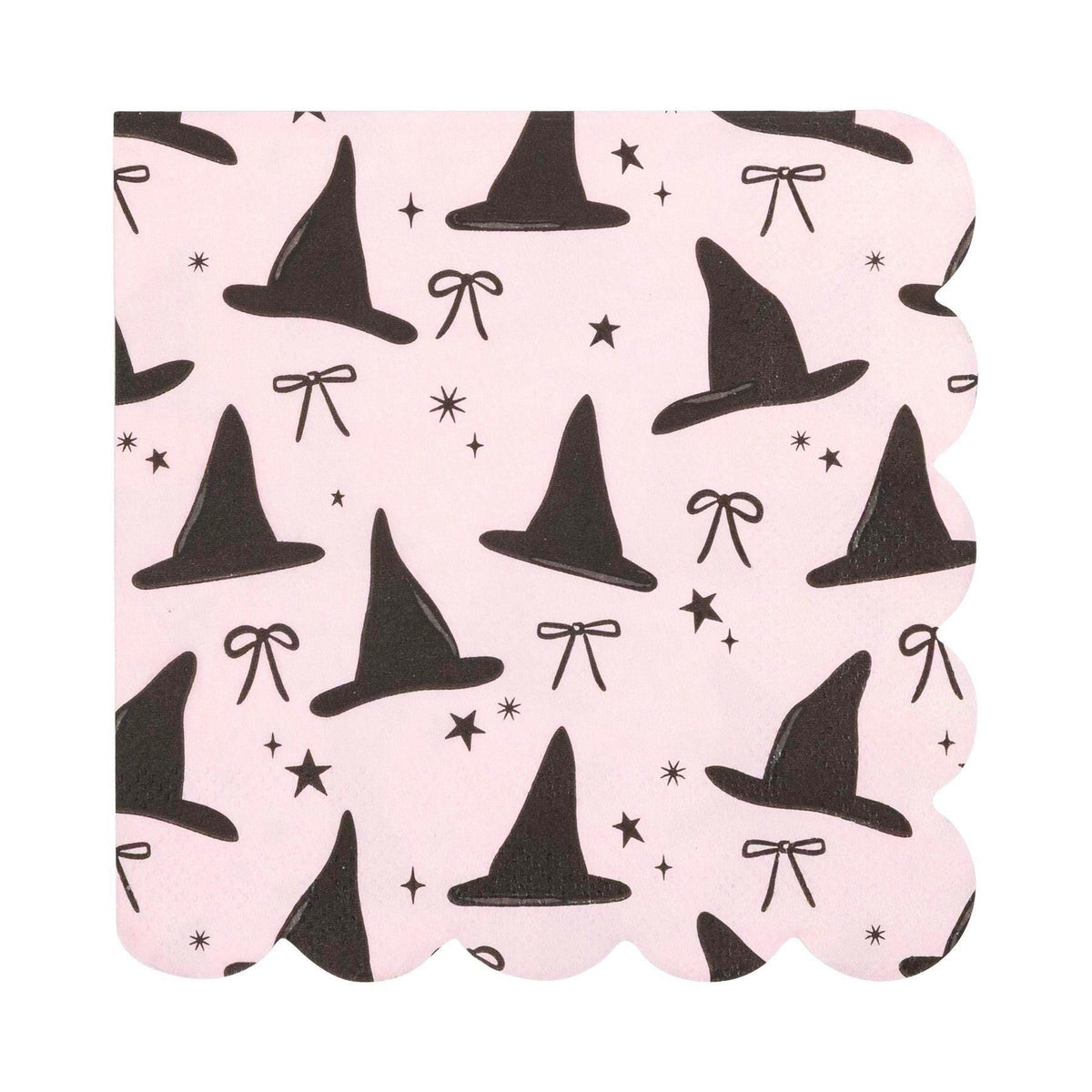 Pink Witch Hats Napkins 24ct - Stesha Party