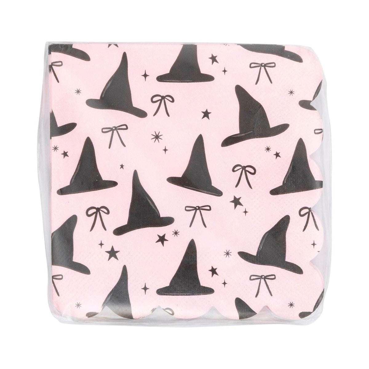 Pink Witch Hats Napkins 24ct - Stesha Party