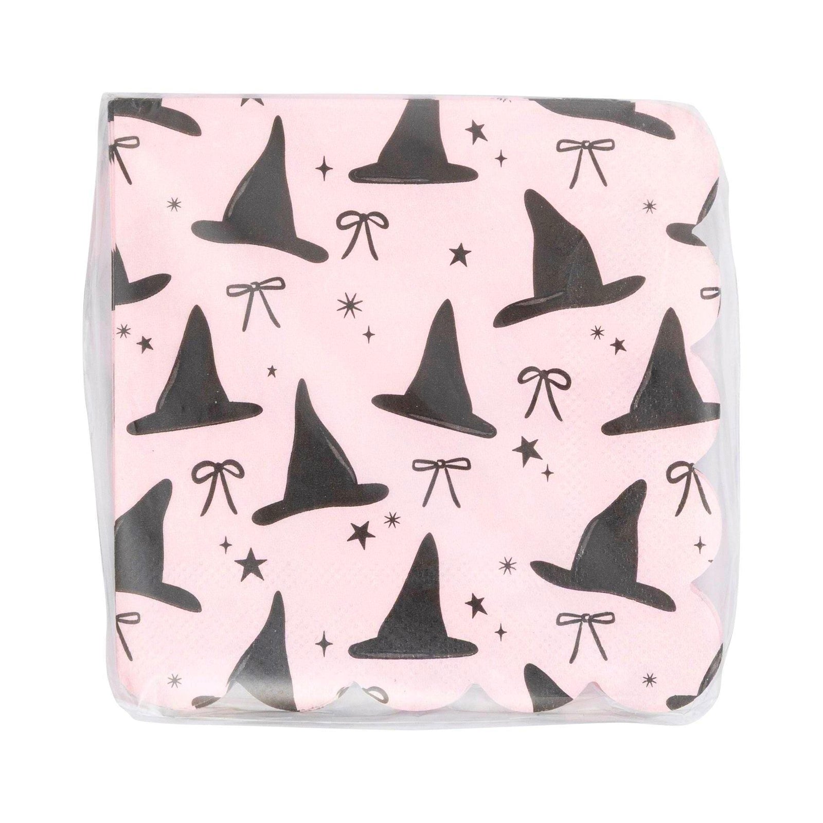 Pink Witch Hats Napkins 24ct - Stesha Party