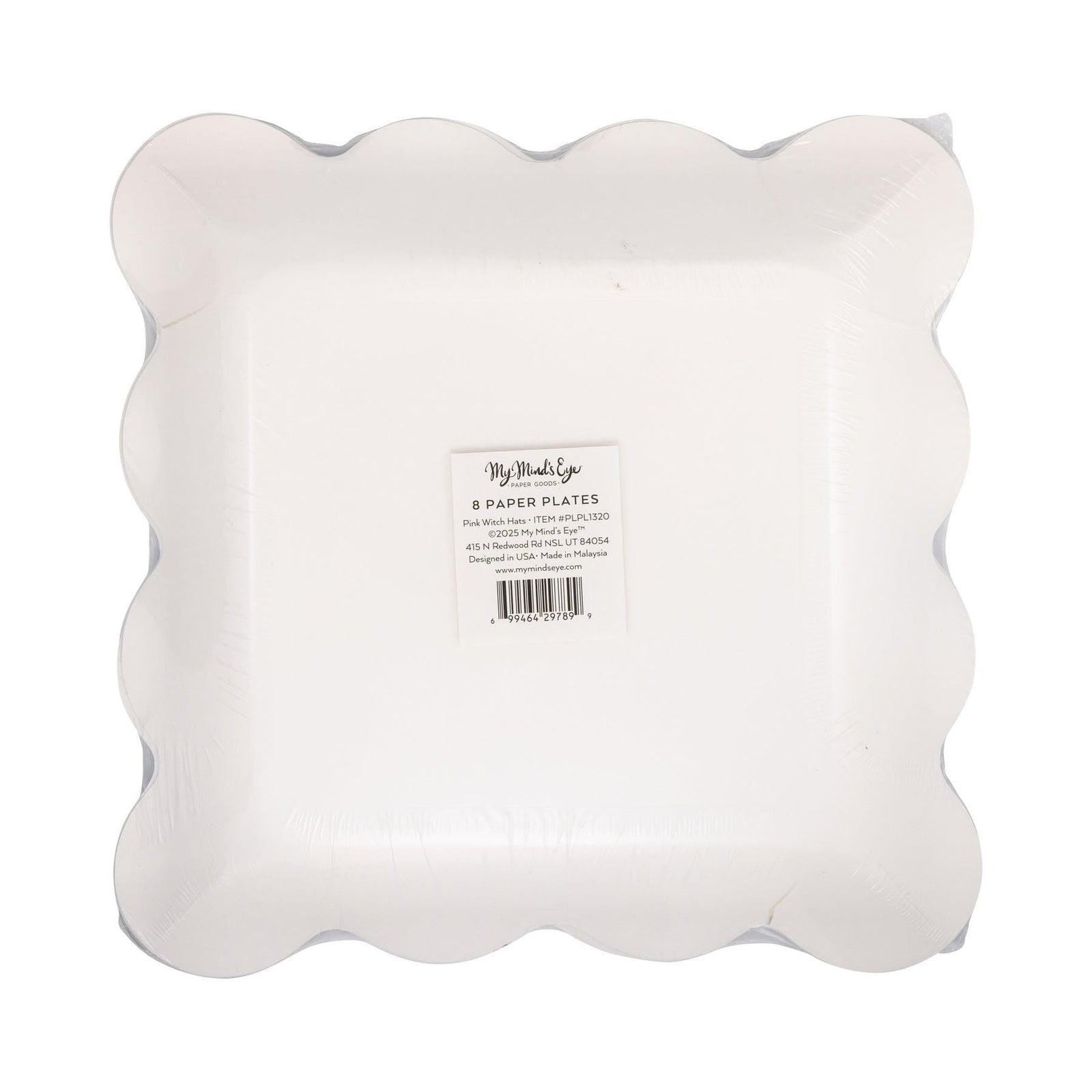 Pink Witches Hat Paper Plates 8ct - Stesha Party