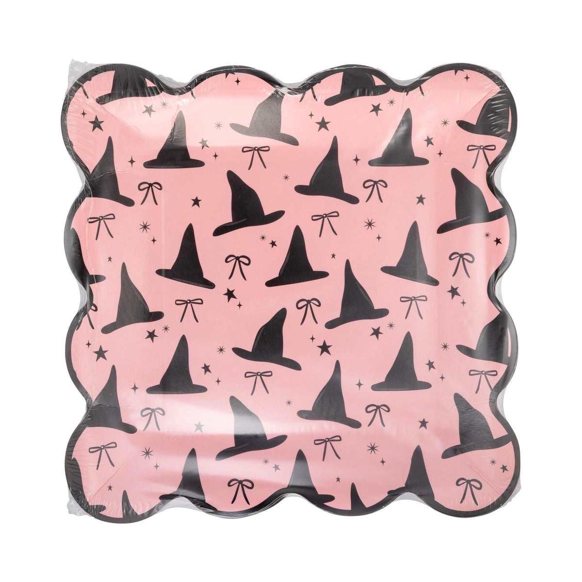 Pink Witches Hat Paper Plates 8ct - Stesha Party