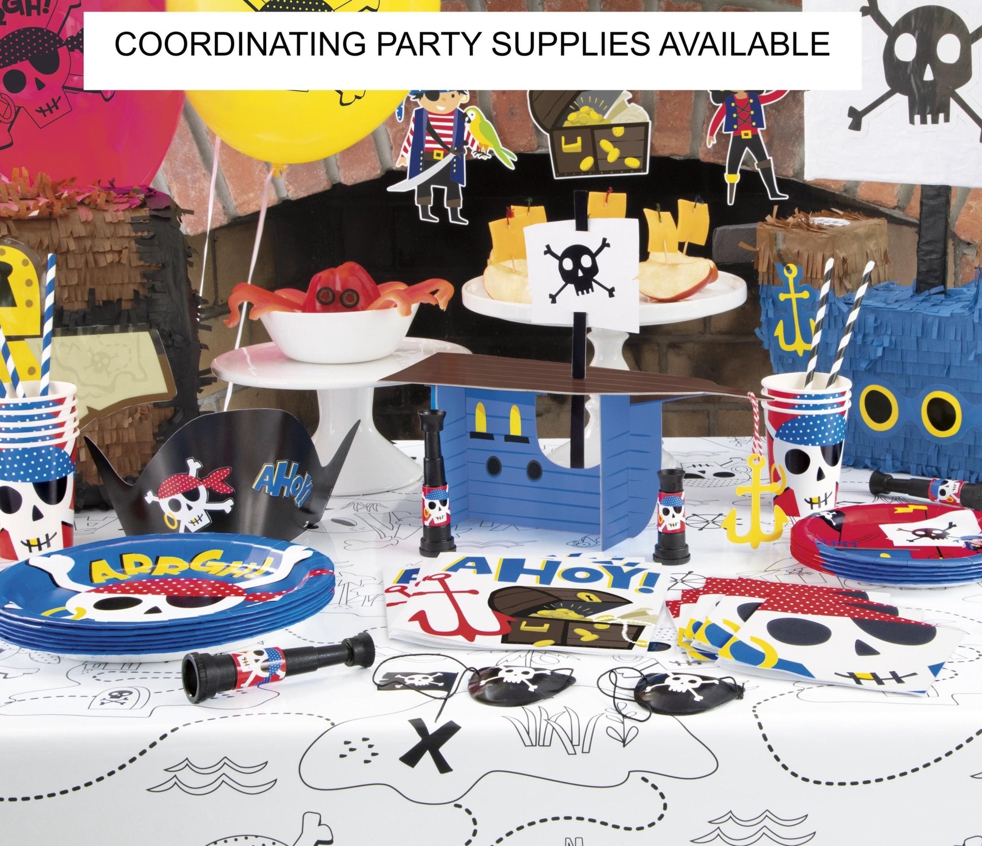 Pirate Birthday Balloon 18" Round - Stesha Party