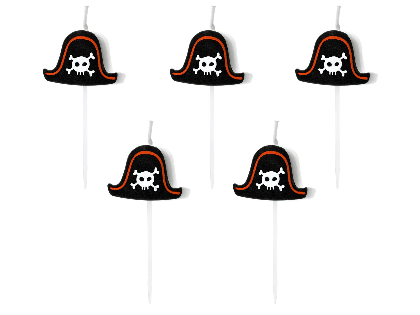 Pirate Hat Candles 5ct - Stesha Party