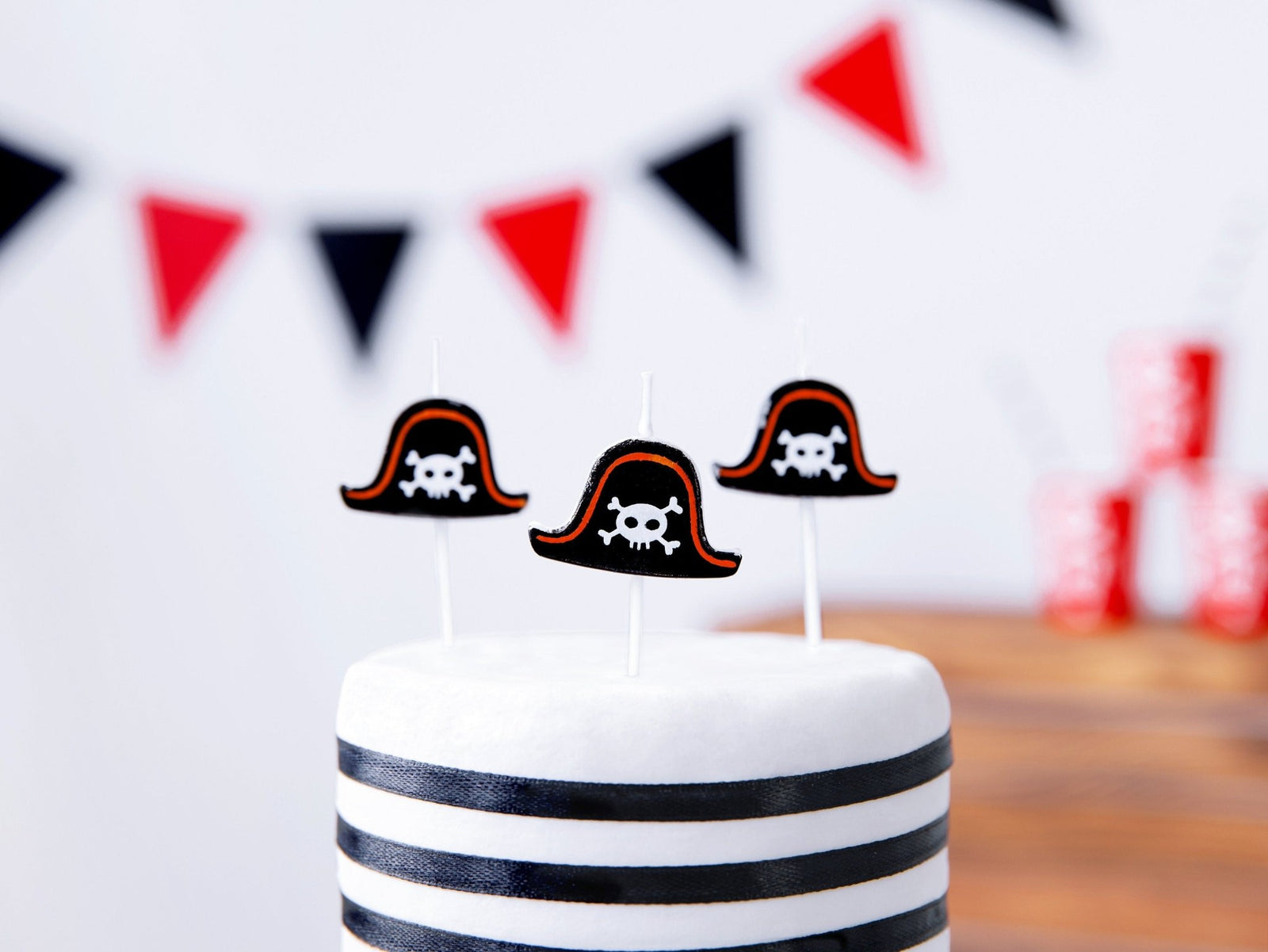 Pirate Hat Candles 5ct - Stesha Party