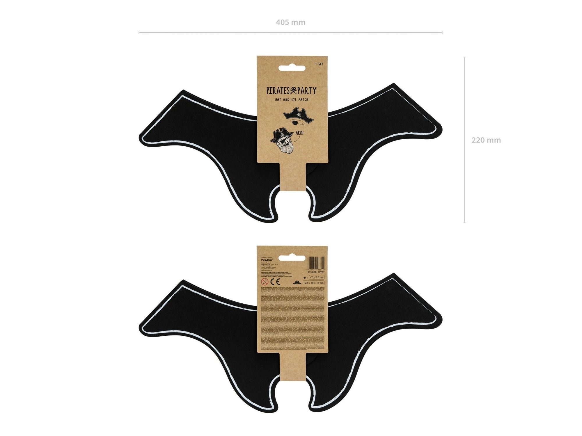 Pirate Hat & Eye Patch - Stesha Party