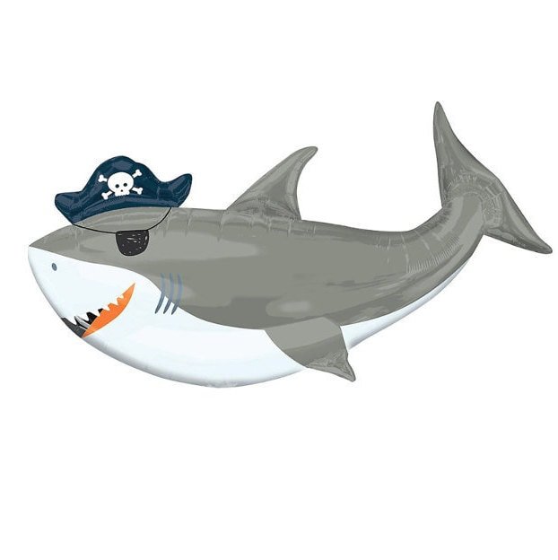 Pirate Shark Balloon 41" - Stesha Party