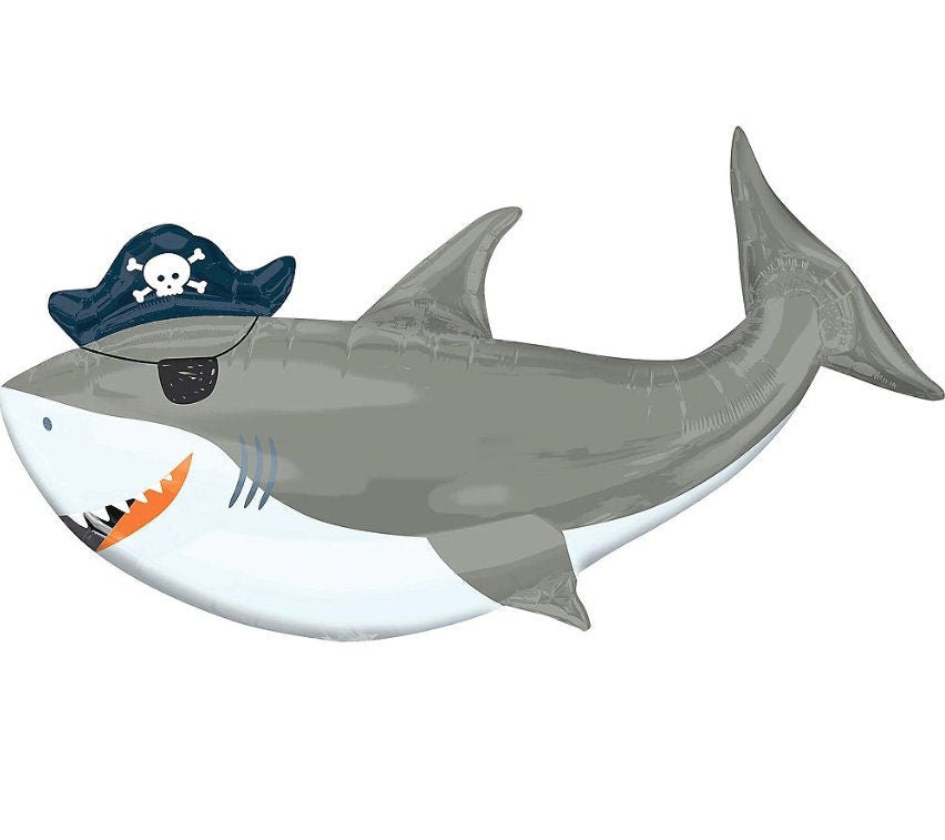 Pirate Shark Balloon 41" - Stesha Party