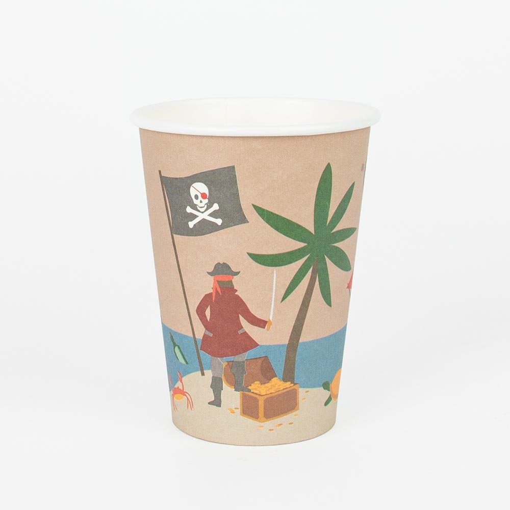 Pirate Treasure Party Cups - Stesha Party