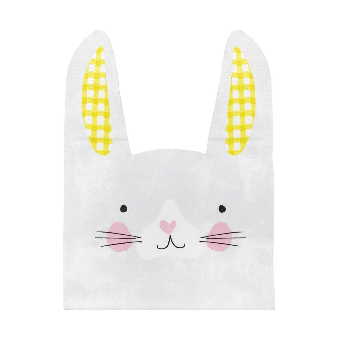 Plaid Ears Bunny Napkins