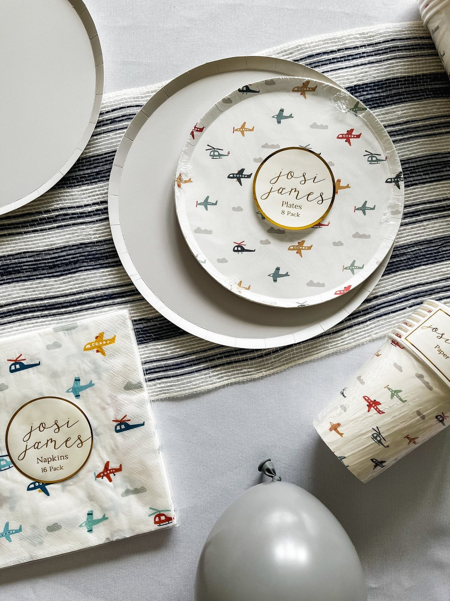 Plane Birthday Napkins 16ct - Stesha Party