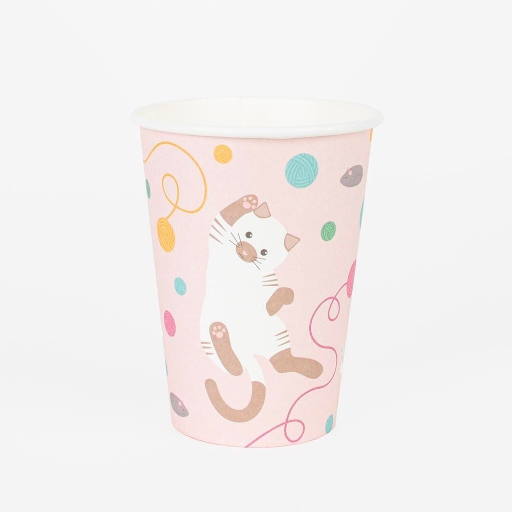 Playful Kitty Cat Party Cups - Stesha Party