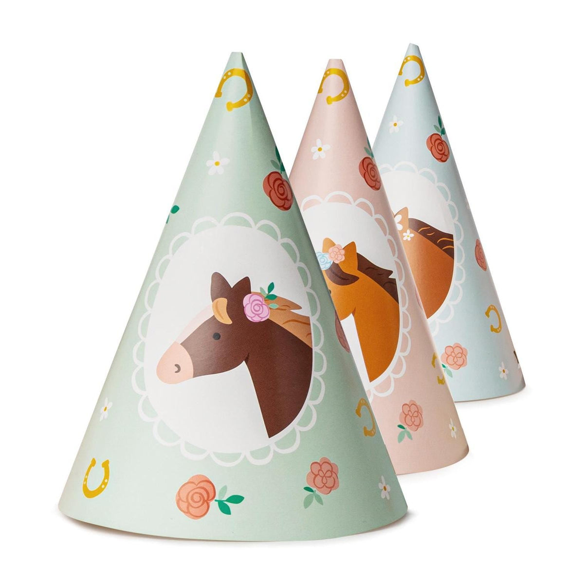 Pony Party Hats 6ct - Stesha Party