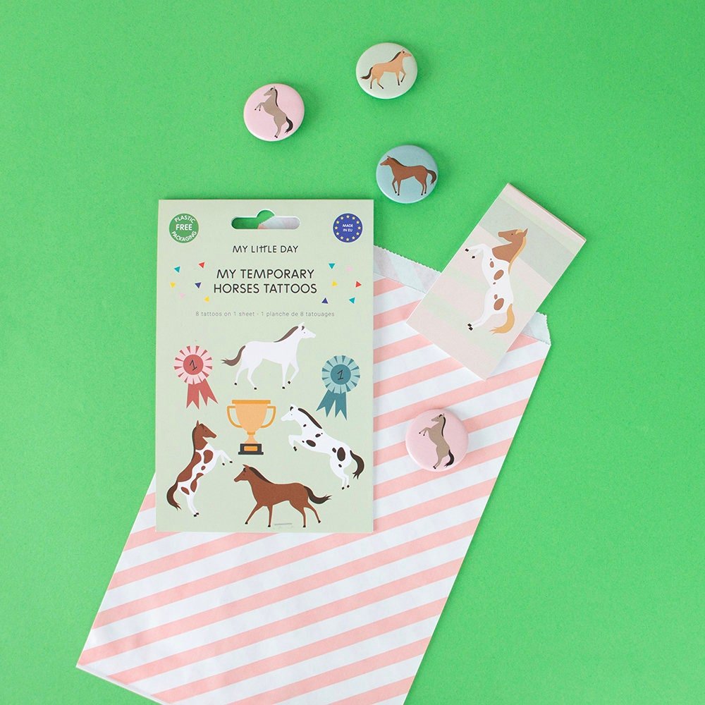 Pony Party Temporary Tattoos - Stesha Party