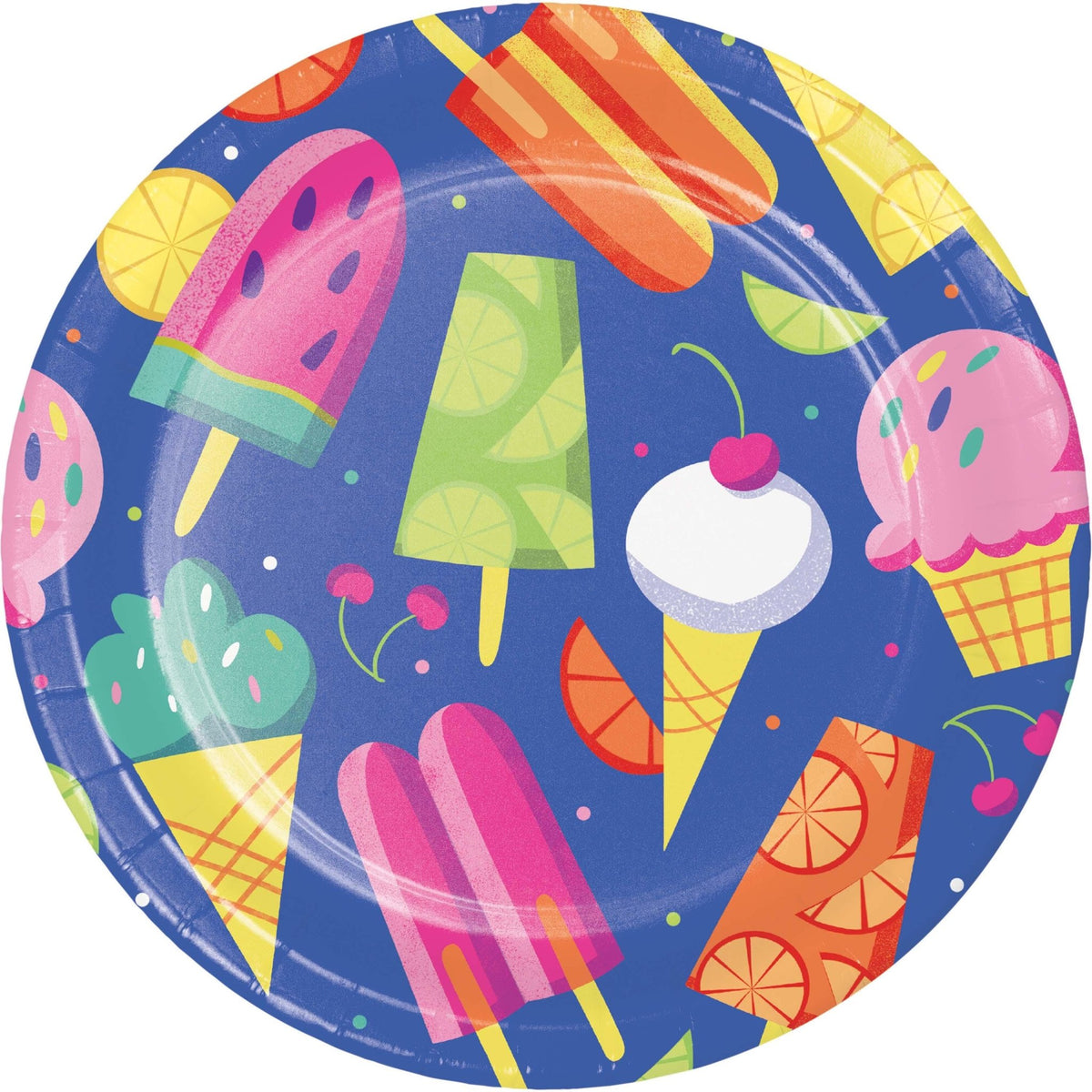 Popsicle Party 9&quot; Paper Plates - Stesha Party