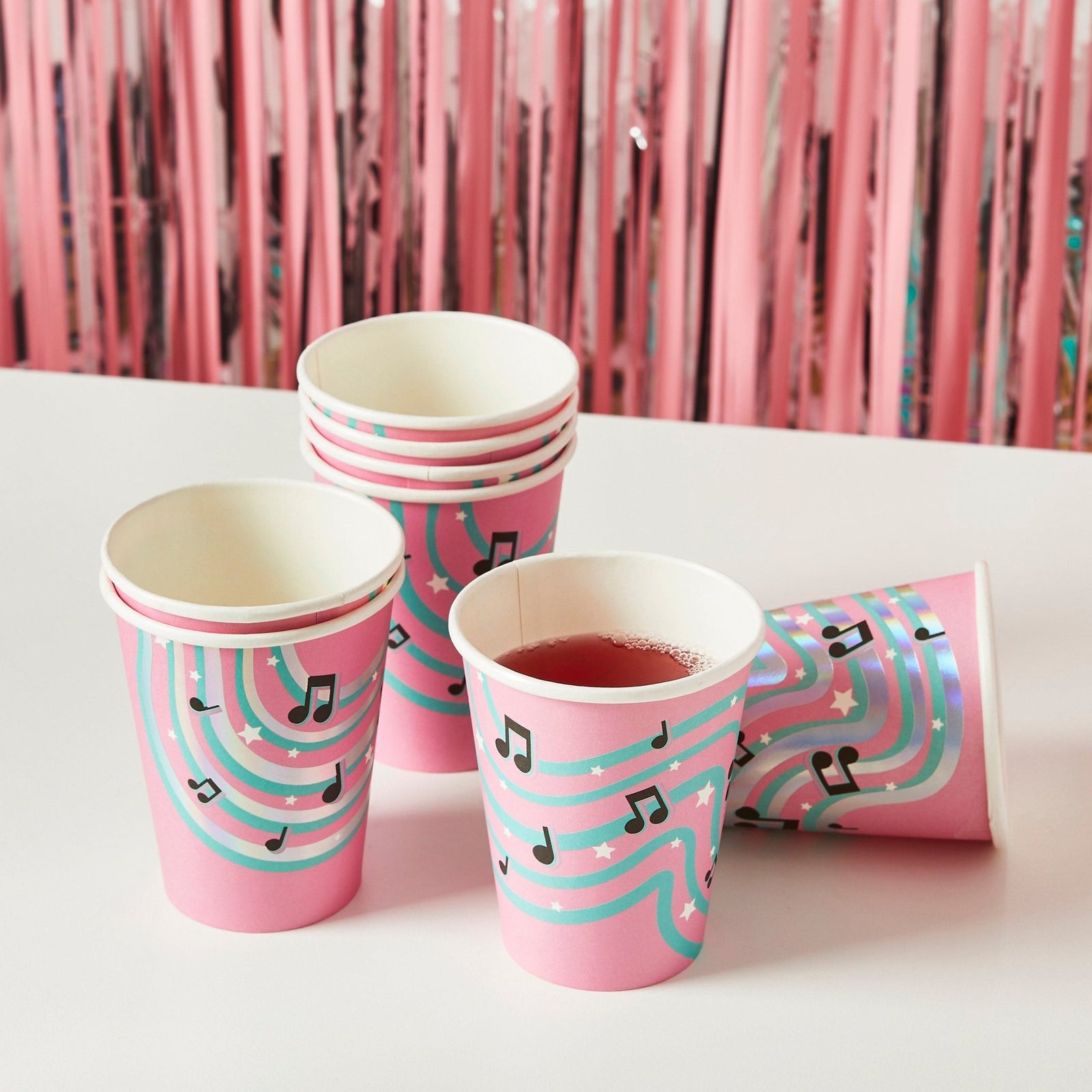 Popstar Party Cups 8ct - Stesha Party