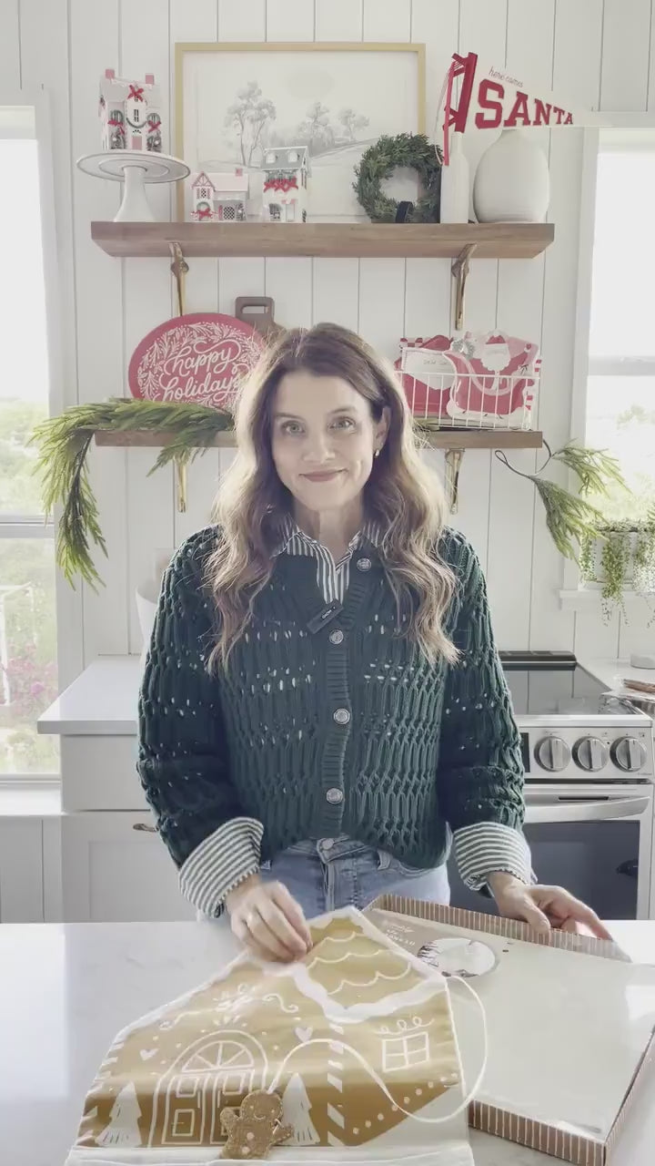 Gingerbread House Advent Calendar - Kids Advent Calendar 2024, Christmas Advent, December Christmas Countdown, Christmas Home Decorations