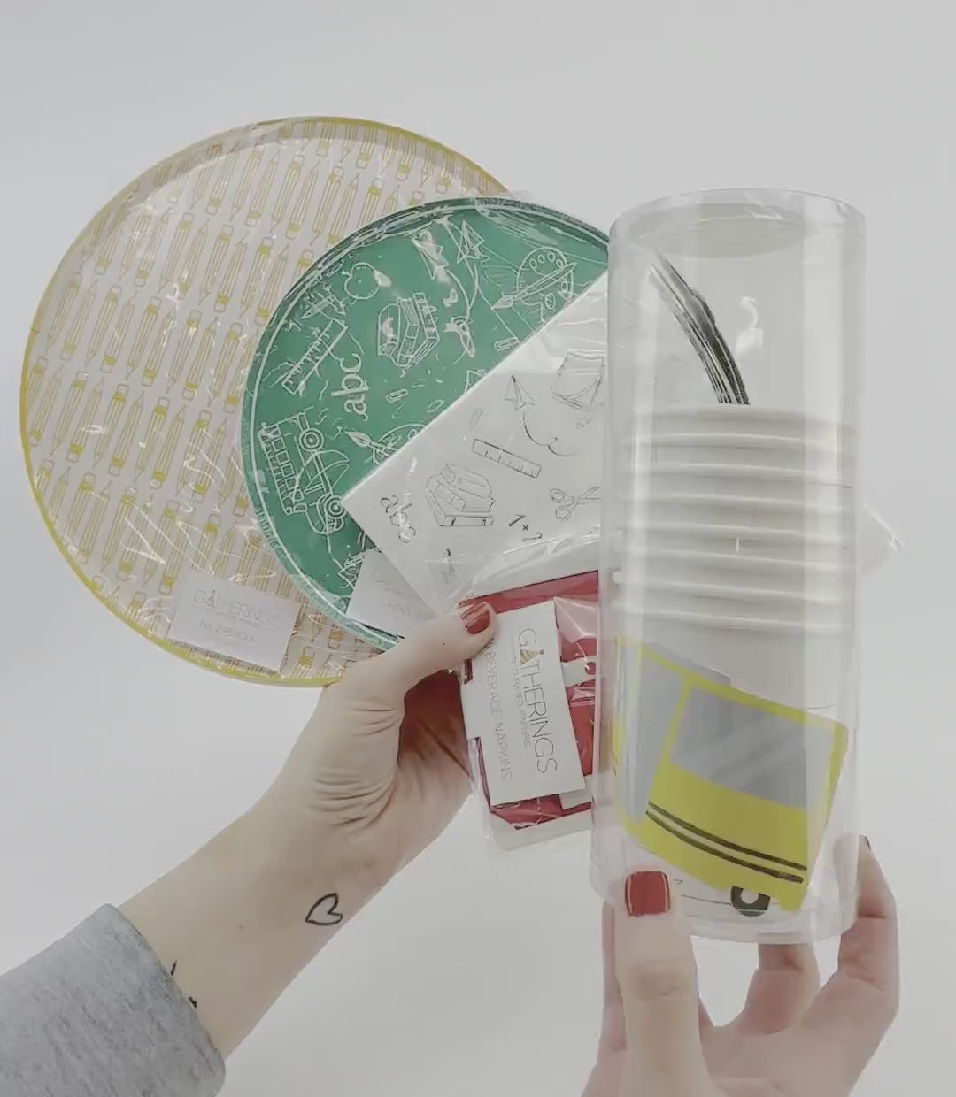 Back To School Napkins - Classroom Birthday Decor, 100 Days of School, Kindergarten Graduation, First Day of School, School Party Decor