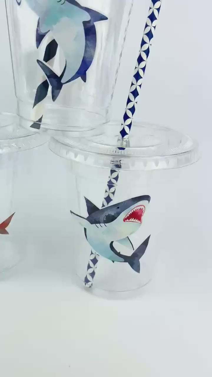 Shark Party Cups