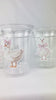 Silly Goose Party Cups, Goose Baby Shower Cups, Goose Birthday Cups, 12 oz Clear Disposable Cups, Pink Bow Goose Theme, 24 Count