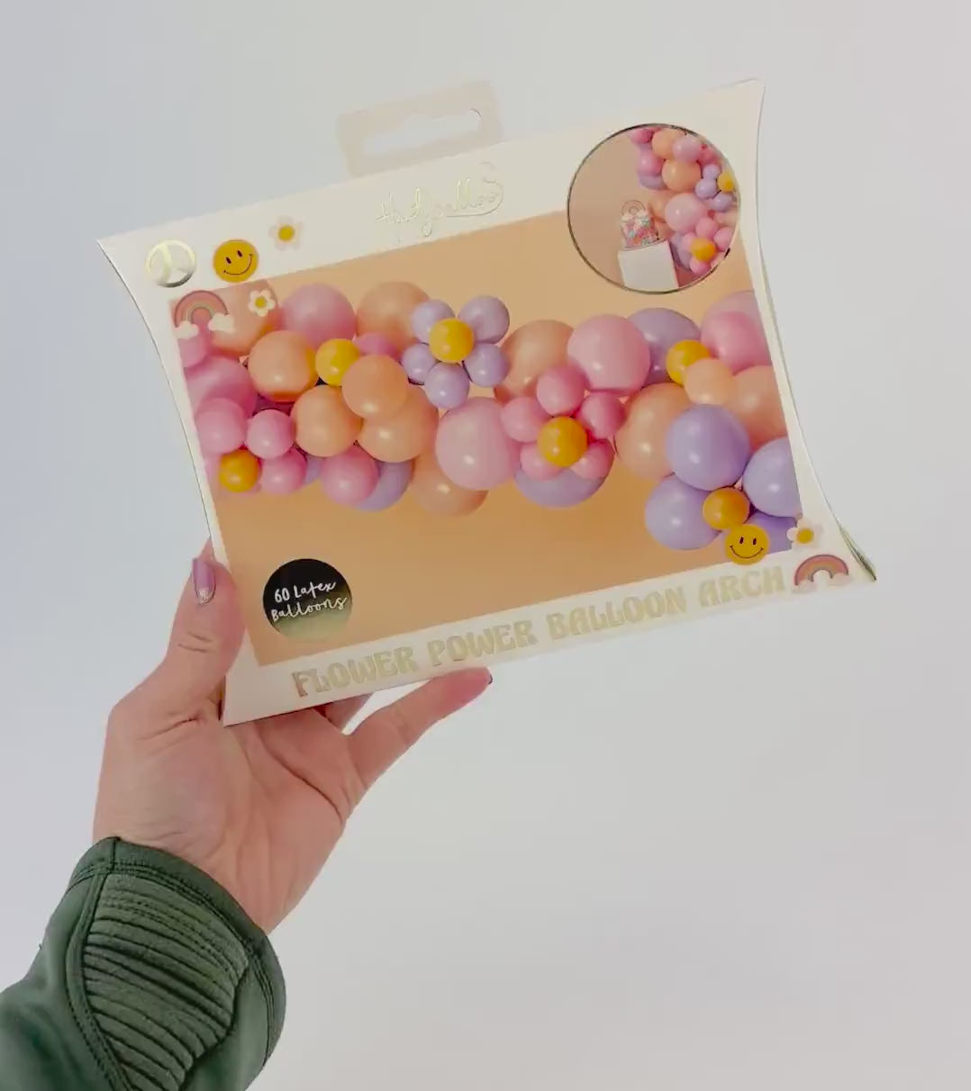 Flower Power Balloon Arch