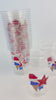 Patriotic Ice Cream Party Cups 24ct 12oz Clear Plastic Red White Blue Summer Birthday 4th of July Americana Theme Stars Independence Day