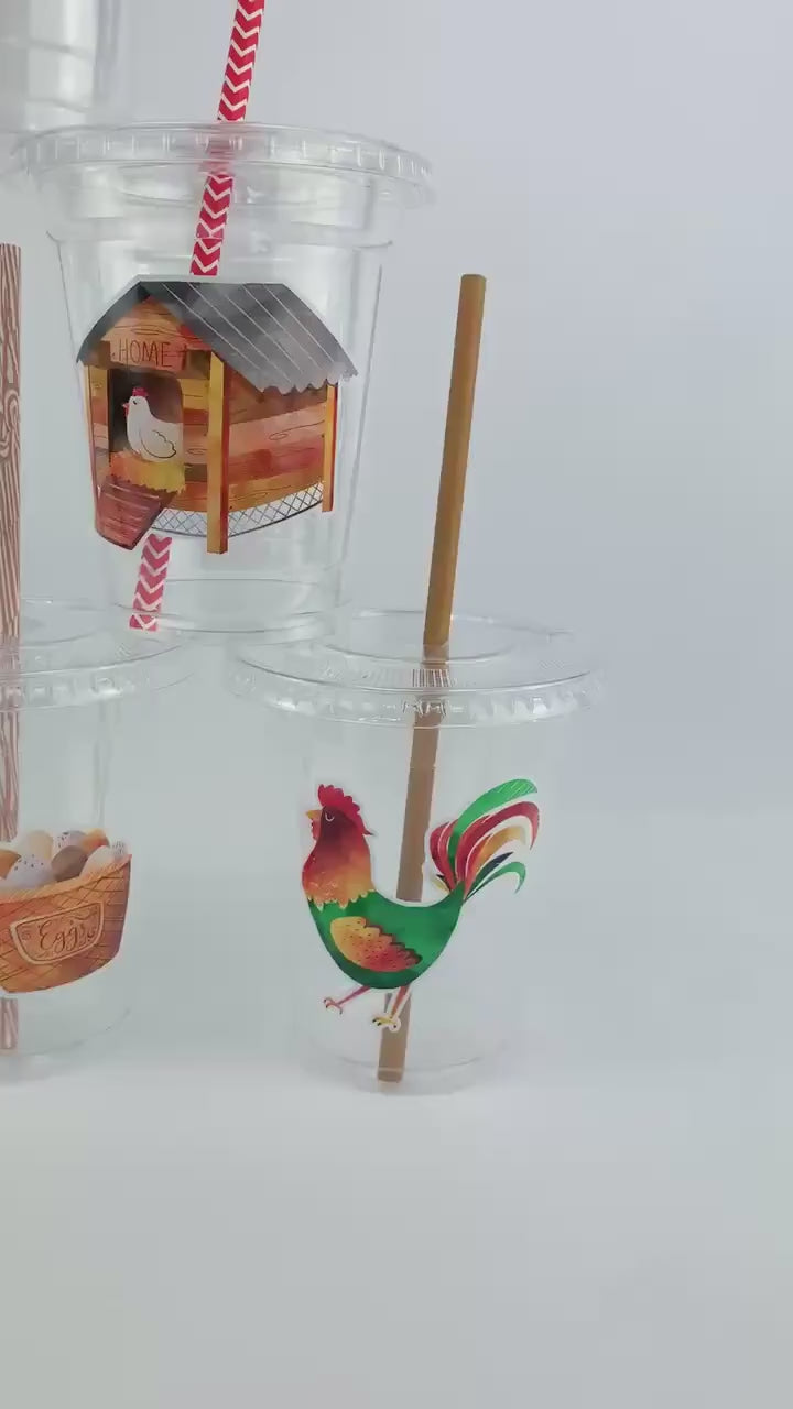 Chicken Coop Party Cups