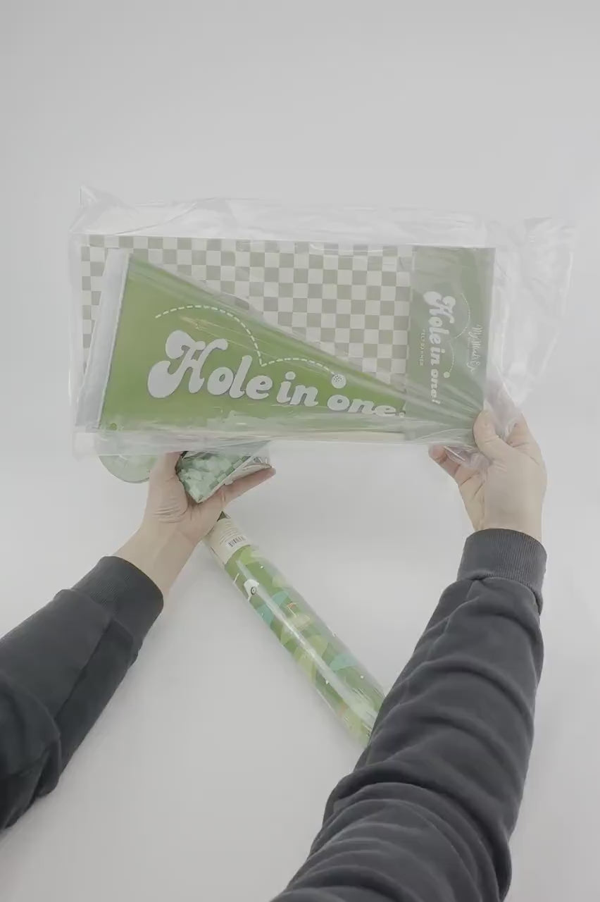 Golf Party Paper Table Runner