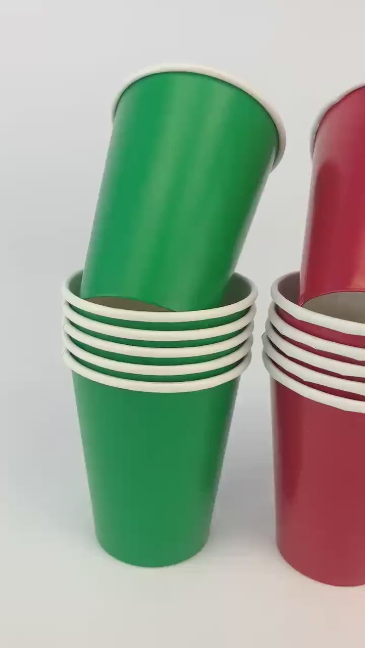 Strawberry Party Cups 24ct - Pink Red & Green Party Supplies, Fruit Birthday Decorations, Berry Baby Shower, Summer Party, Birthday Cups