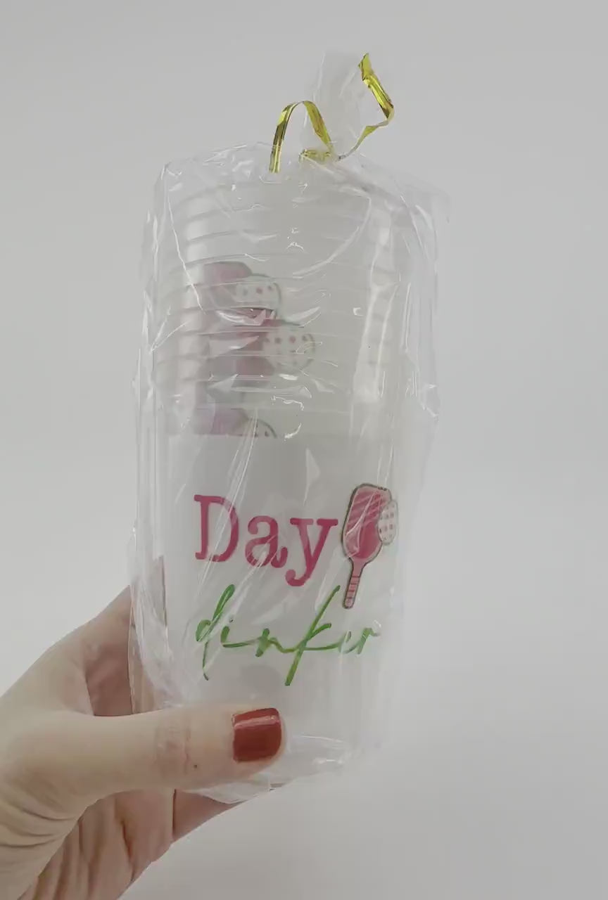 Day Dinker Cups - Pickleball Party Cups, Baller Party Supplies, Womens Sports, Pickleball Bachelorette, Pickleball Bridal Shower Supplies