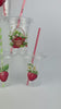 Strawberry Party Cups 12ct - Disposable Plastic Cups, Vegetable Garden Birthday, Fruit Birthday Favor Cups, Berry First Birthday, Fruit Cups