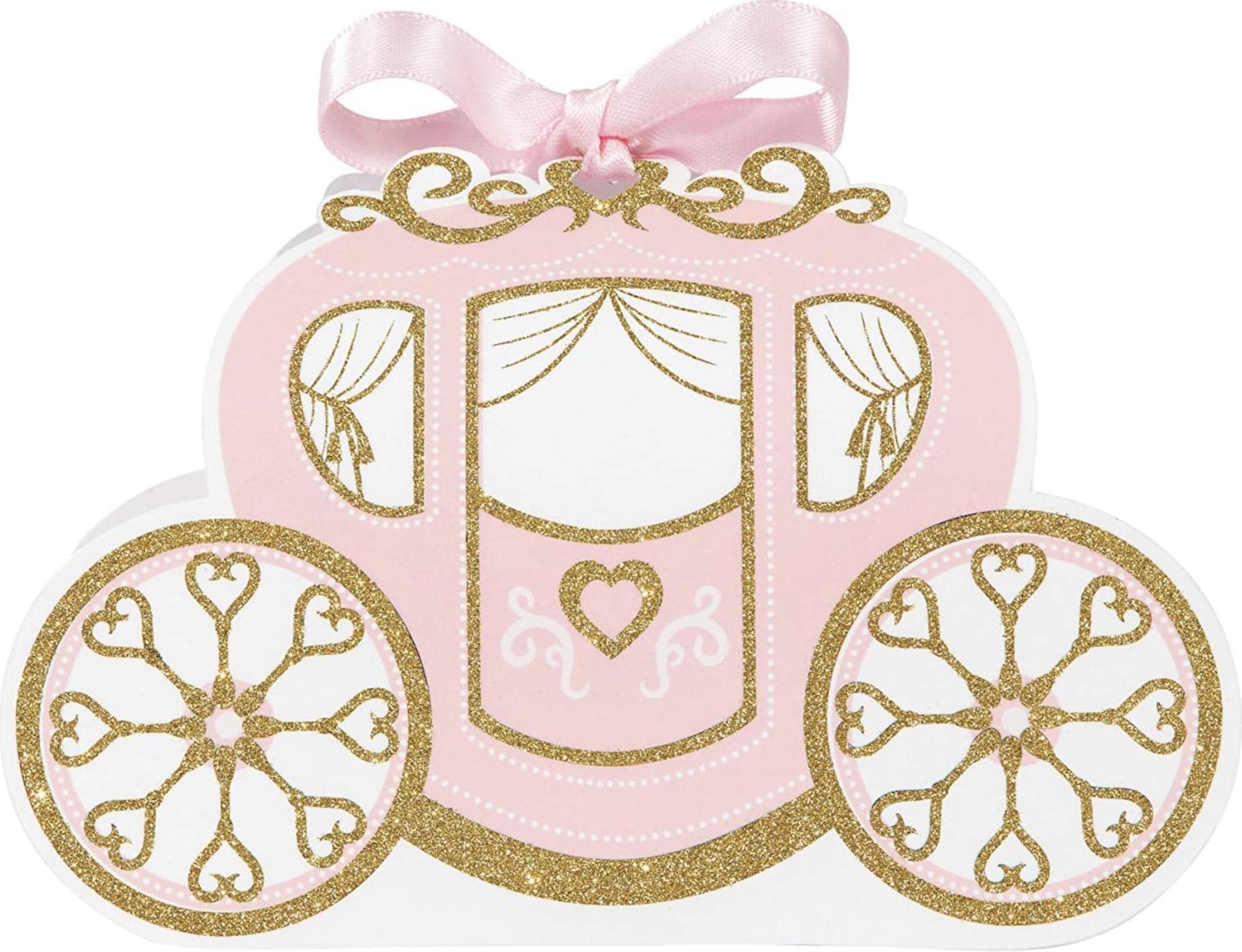 Princess Carriage Favor Boxes 8ct - Stesha Party
