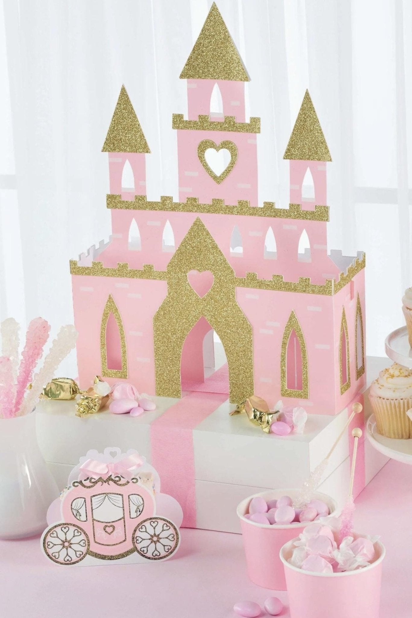 Princess Carriage Favor Boxes 8ct - Stesha Party