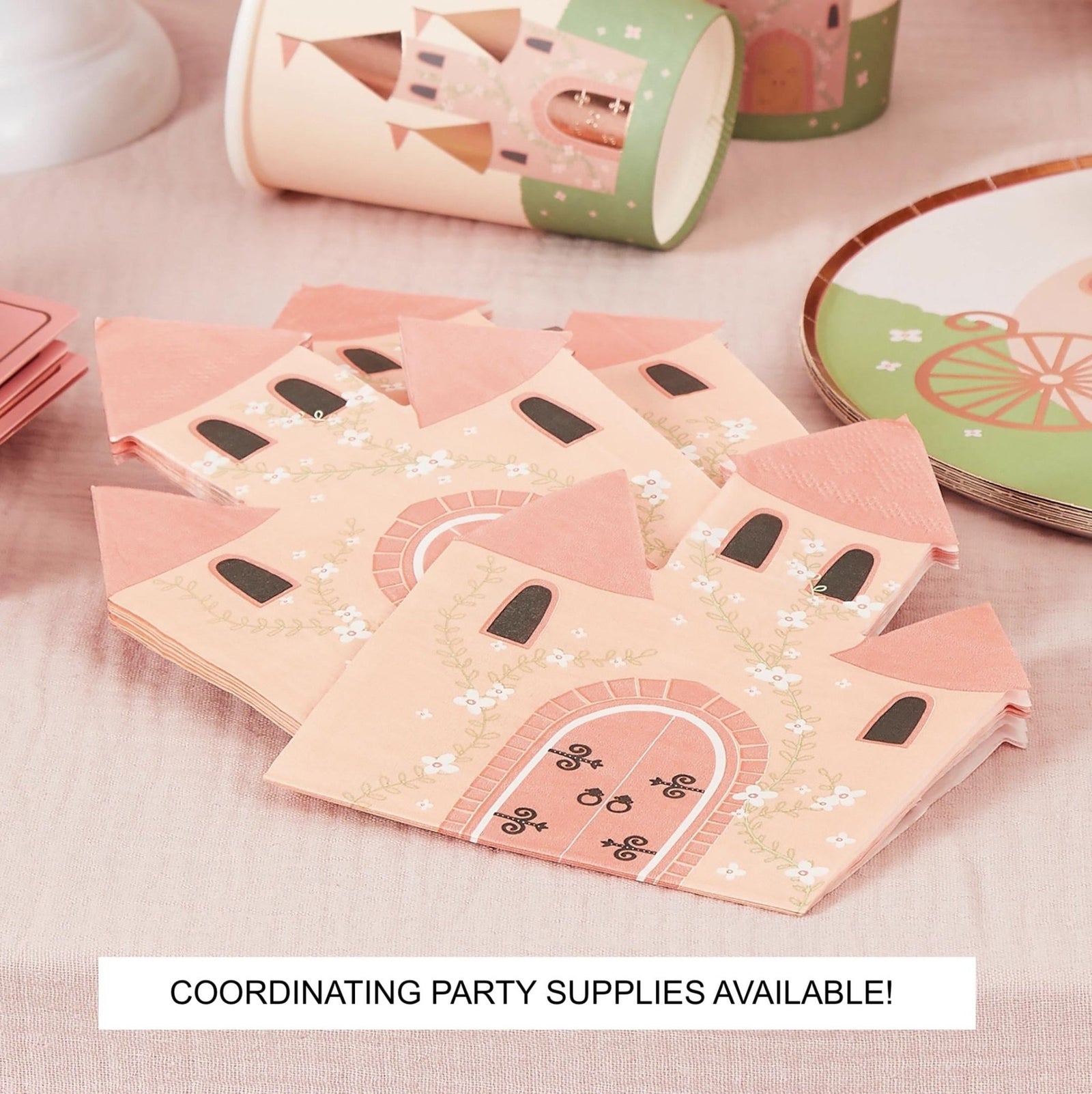 Princess Carriage Party Plates - Stesha Party