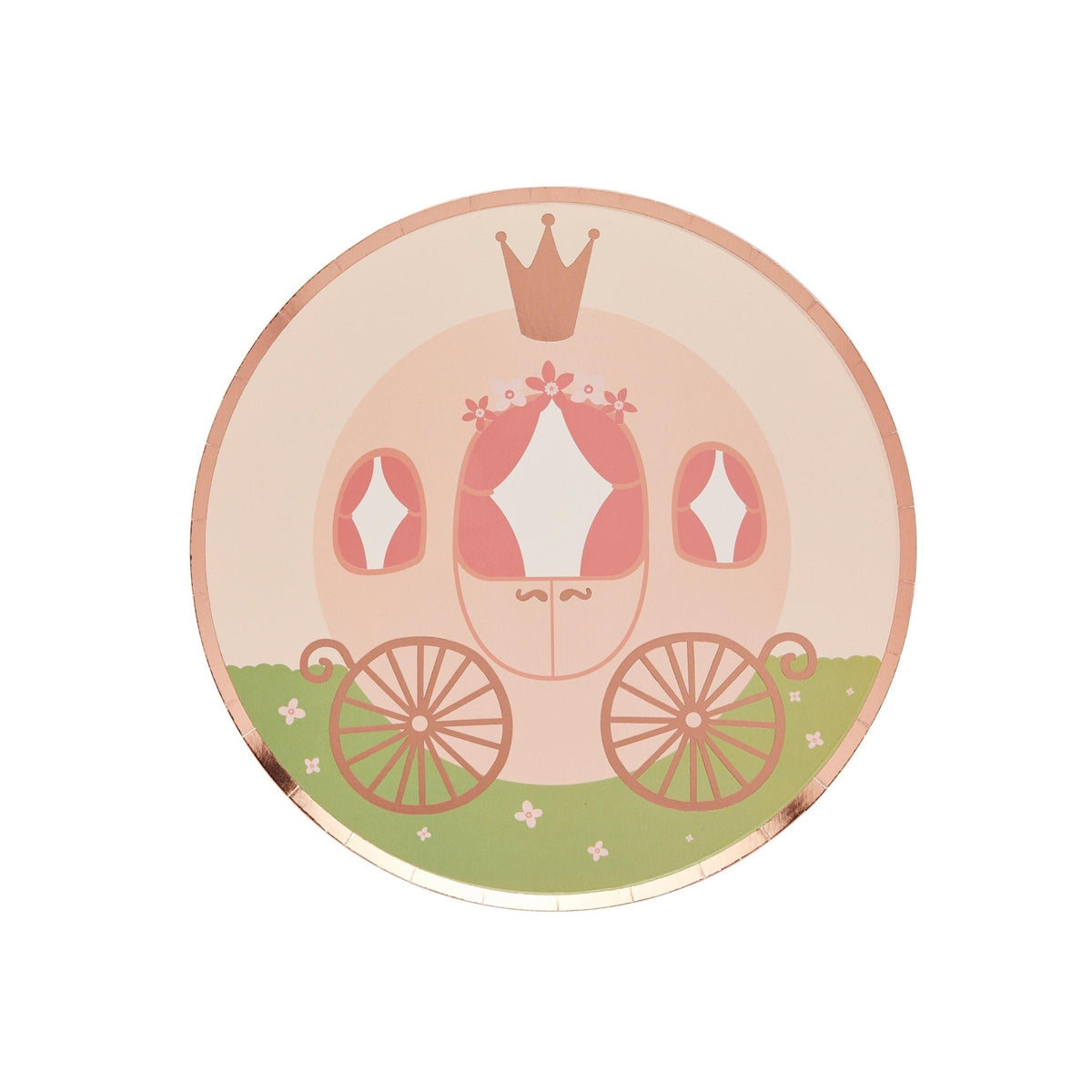 Princess Carriage Party Plates - Stesha Party