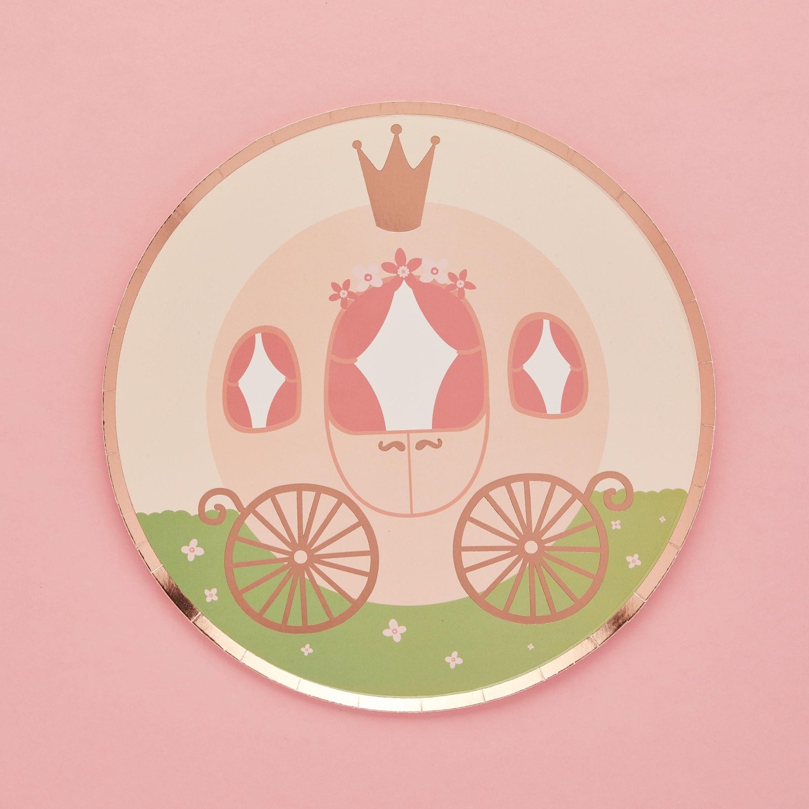 Princess Carriage Party Plates - Stesha Party