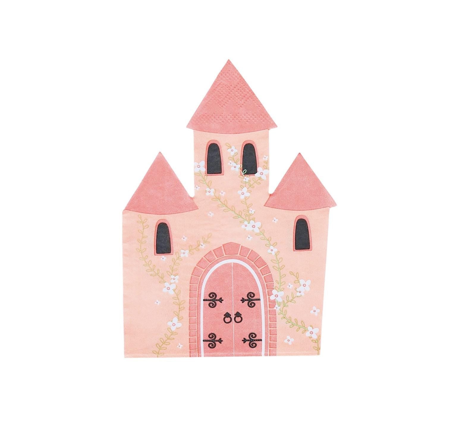 Princess Castle Party Napkins - Stesha Party