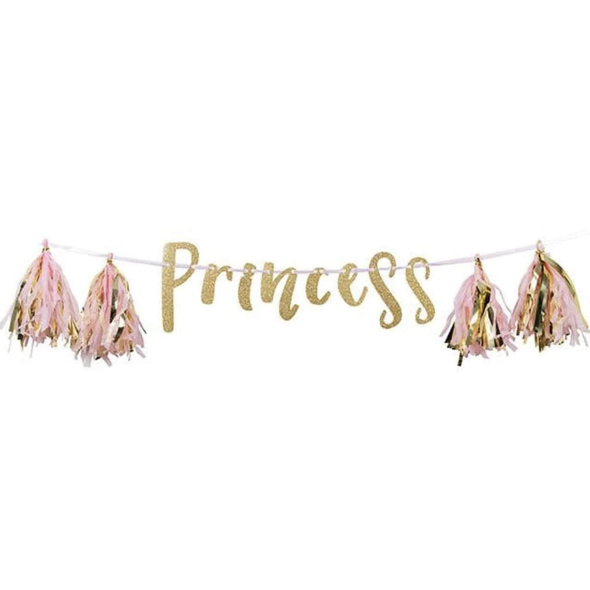 Princess Party Tassel Banner - Stesha Party