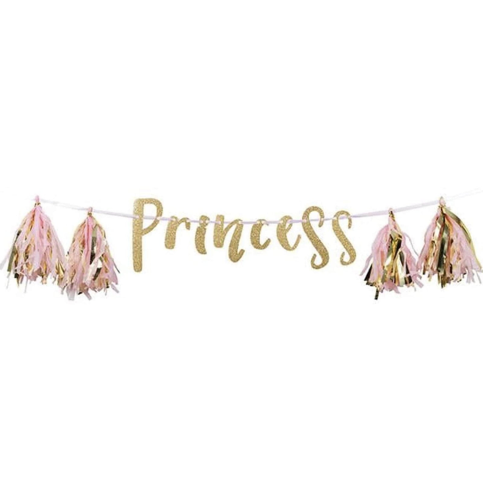 Princess Party Tassel Banner - Stesha Party