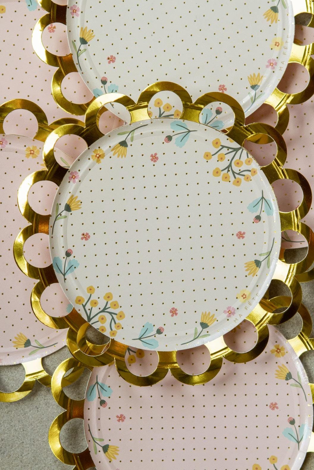 Princess Tea Party Dessert Plates - Stesha Party