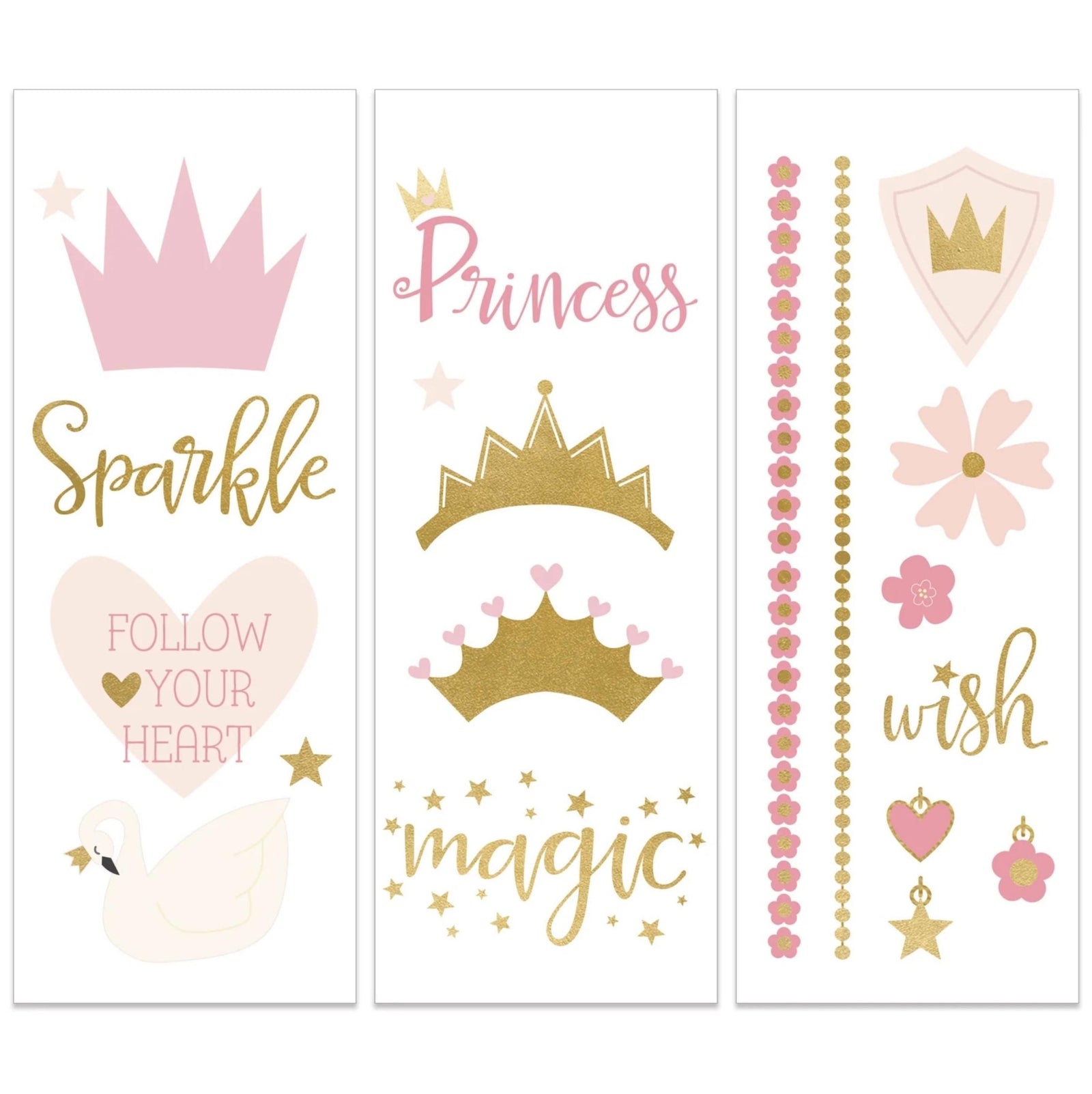 Princess Temporary Tattoos 40ct - Stesha Party