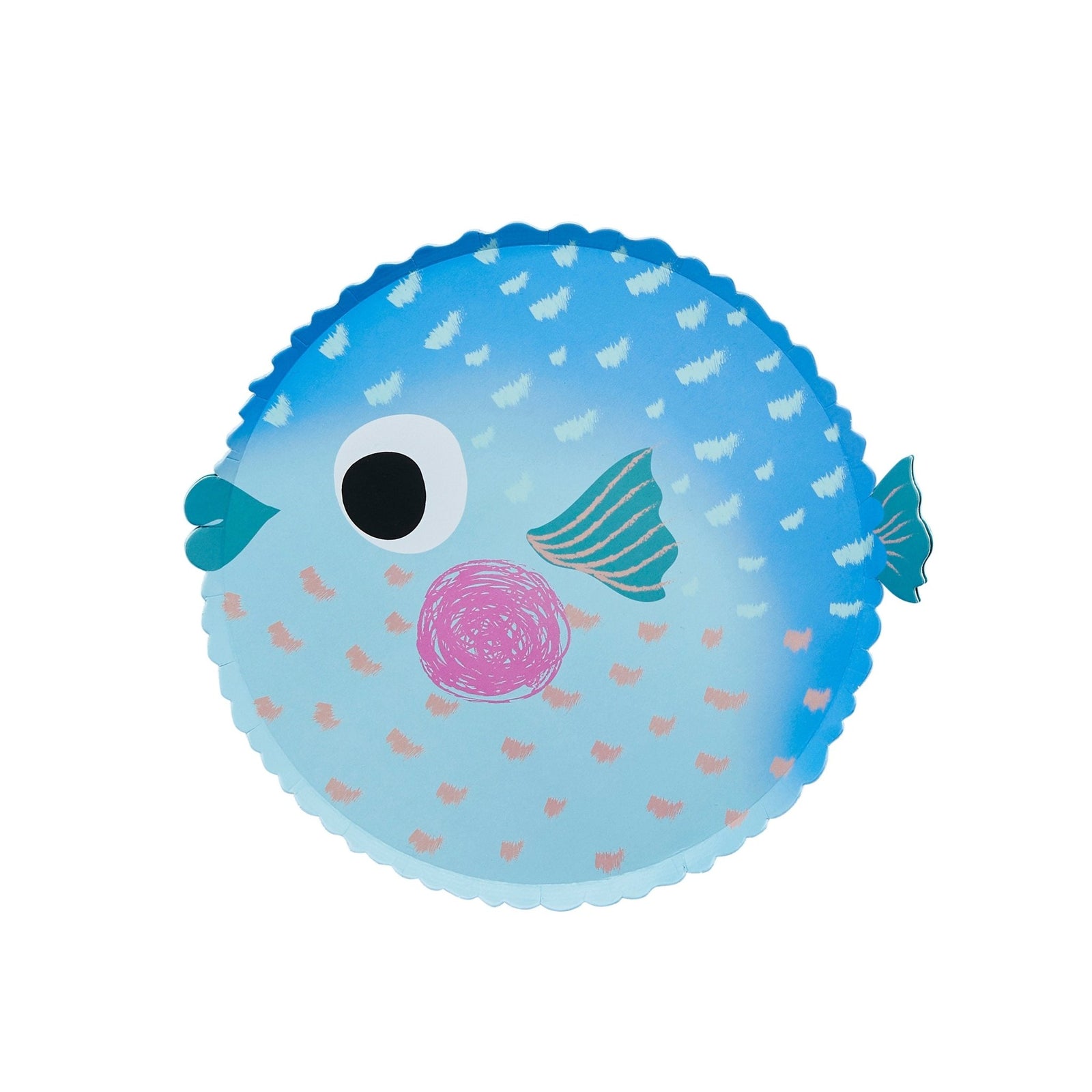 Puffer Fish Party Plates - Stesha Party
