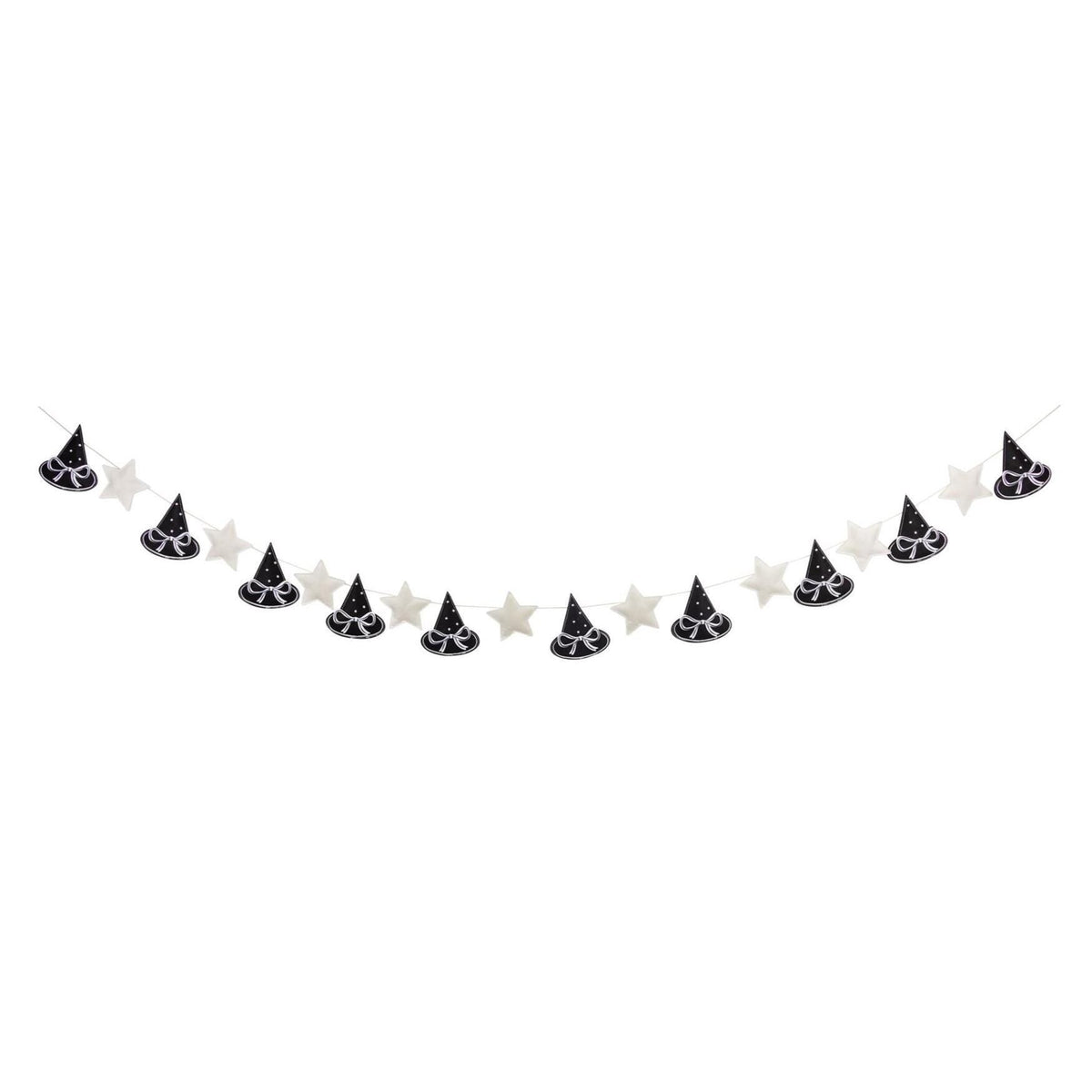 Puffy Felt Witch Hat Banner 6ft - Stesha Party