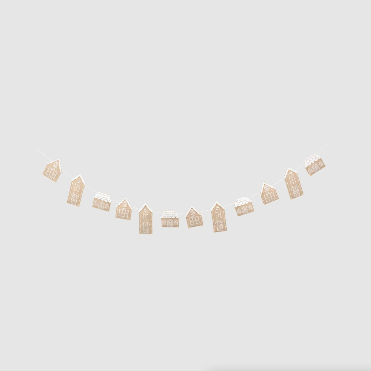 Puffy Gingerbread Banner - Stesha Party