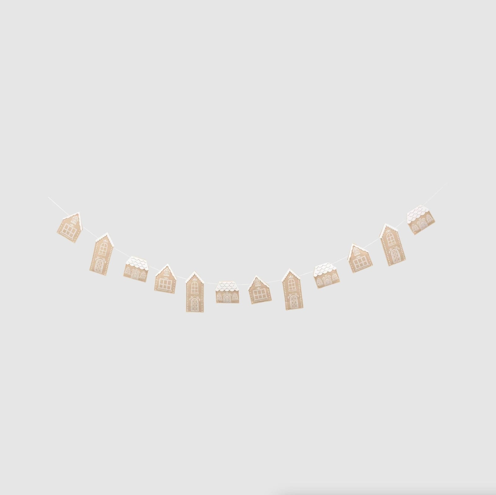 Puffy Gingerbread Banner - Stesha Party