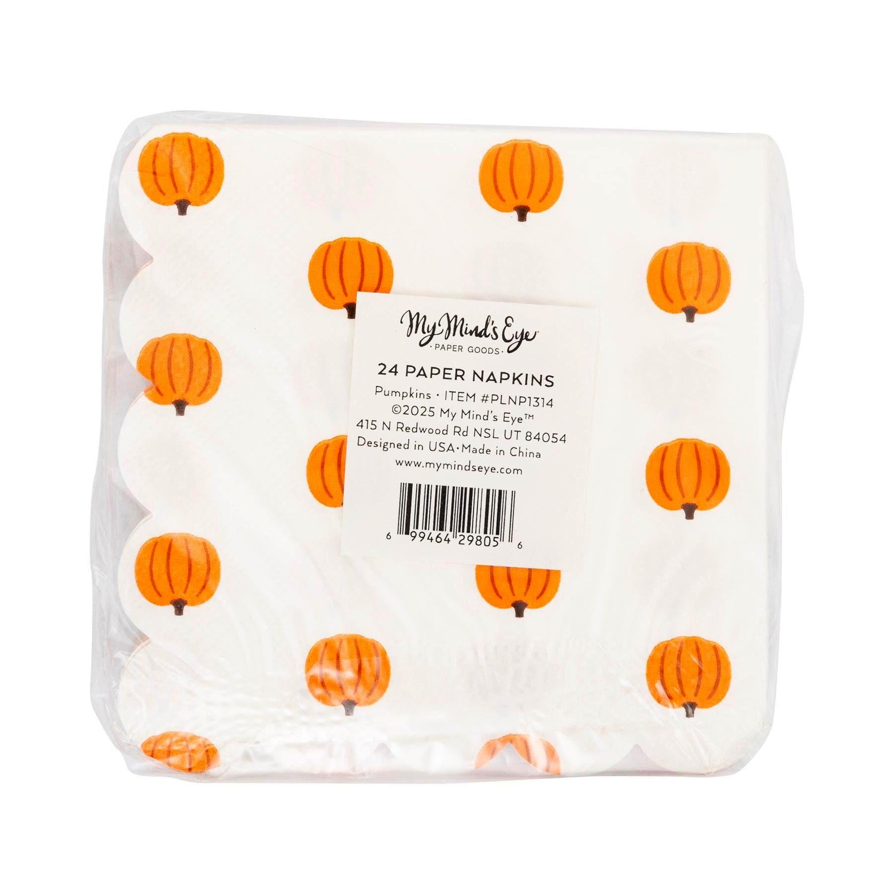 Pumpkin Party Napkins 24ct - Stesha Party
