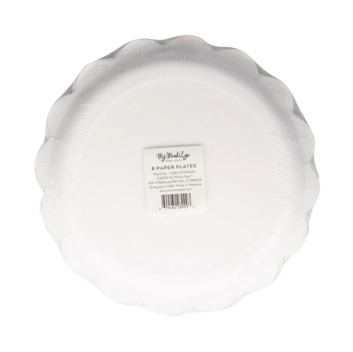 Pumpkin Pie Paper Plates - Stesha Party