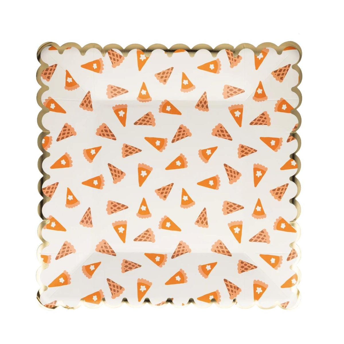 Pumpkin Pie Paper Plates - Stesha Party