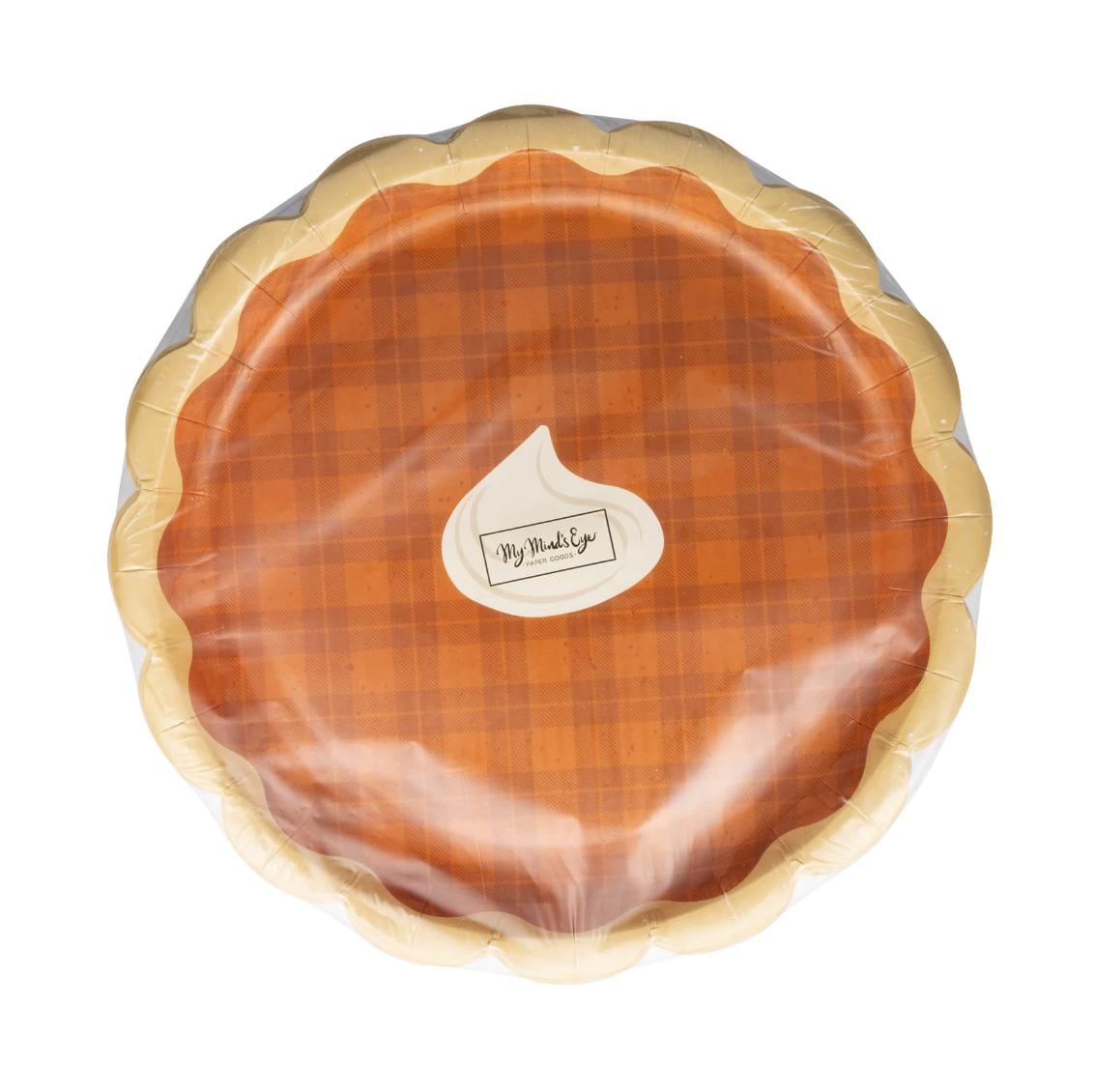 Pumpkin Pie Paper Plates - Stesha Party