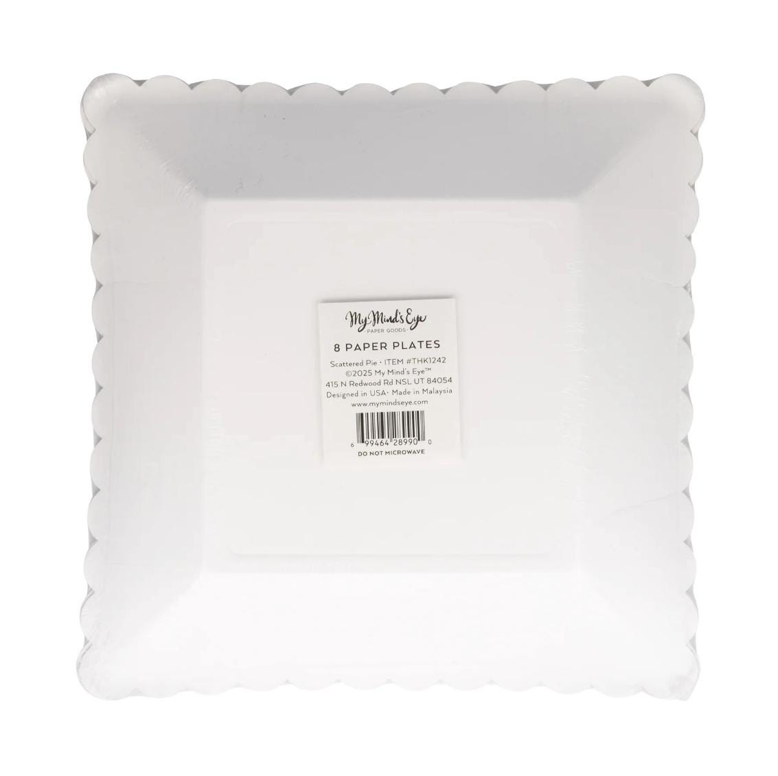 Pumpkin Pie Paper Plates - Stesha Party